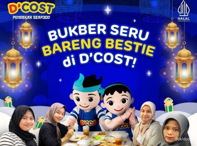 Promo DCost Terbaru 2024, Paket Ramadhan Hemat 5 Porsi Jumbo Seafood Gratis 6 Dessert