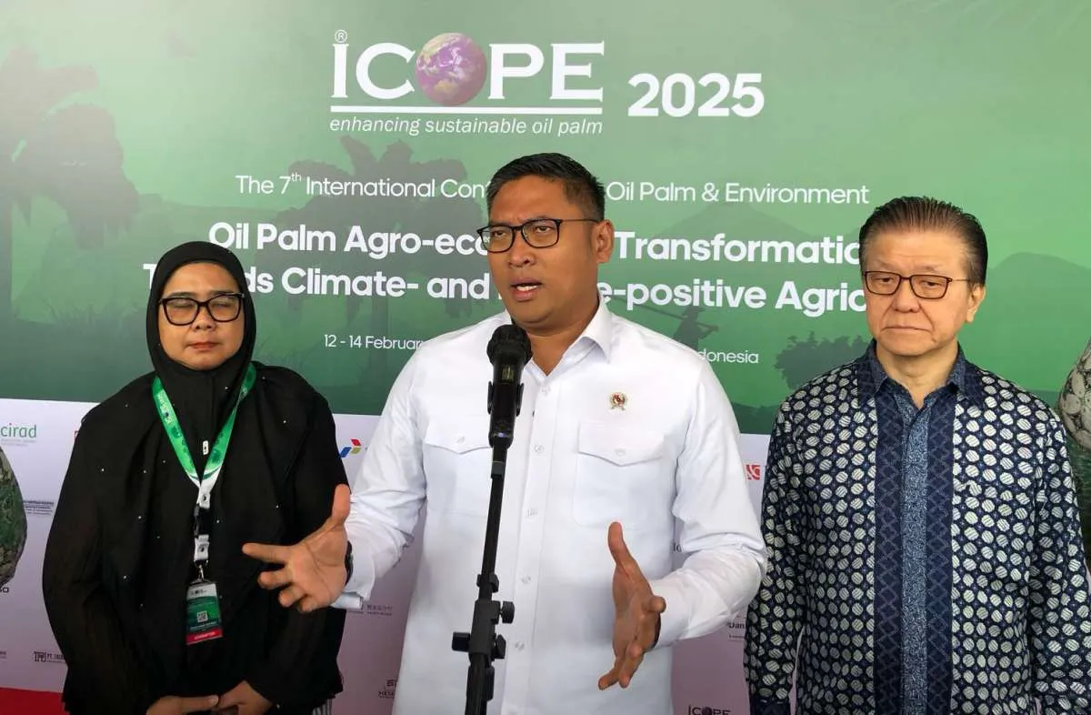 Gelaran ICOPE 2025, Wamentan Tegaskan Peran Sawit Dukung Program Pangan dan Energi