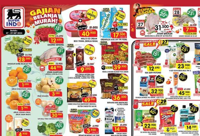 Katalog Promo JSM Superindo Diskon hingga 50% Periode 27-29 September 2024