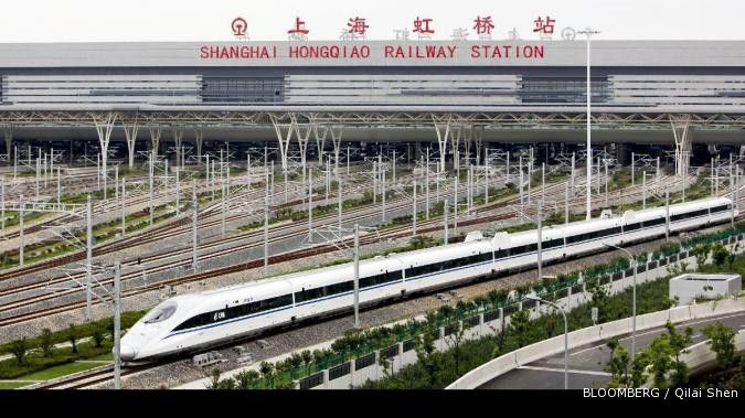 China menambah belanja infrastruktur kereta