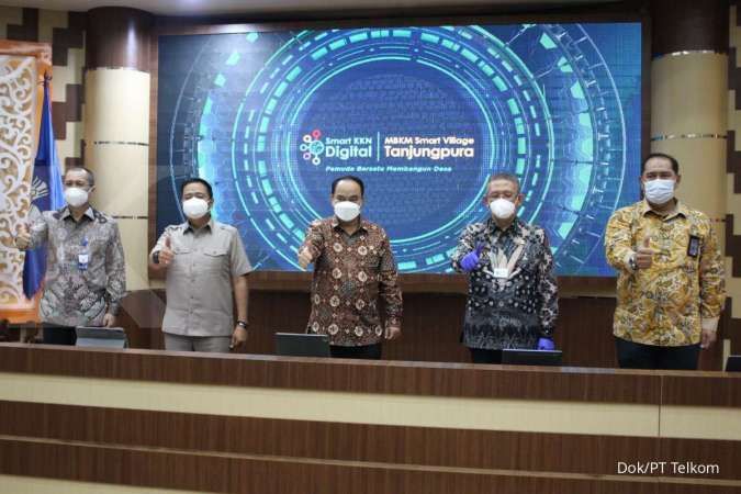 Gelorakan Hari Sumpah Pemuda, Telkom & Universitas Tanjungpura Luncurkan Program Smart KKN Digital - MBKM Smart Village