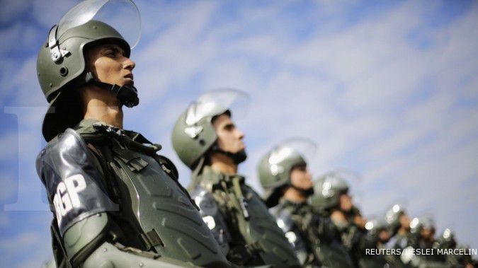 Gaji polisi di Brasil naik sampai 15%