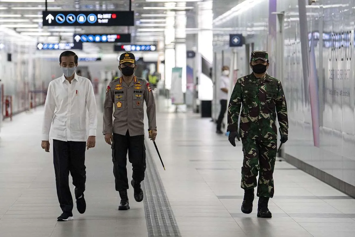 Petugas TNI dan Polri diturunkan untuk pendisiplinan protokol kesehatan