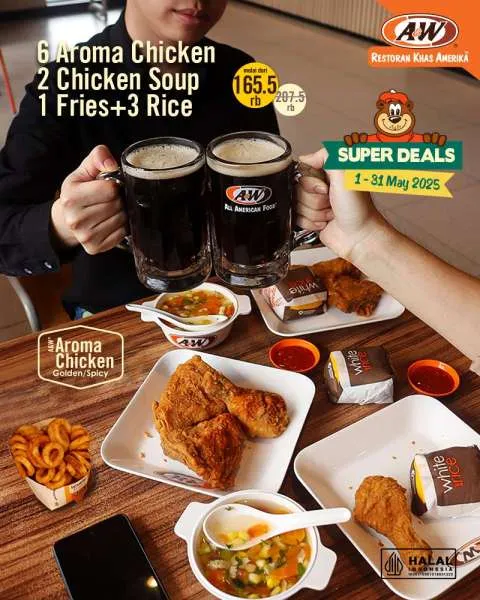 Promo A&W Super Deals 1-31 Mei