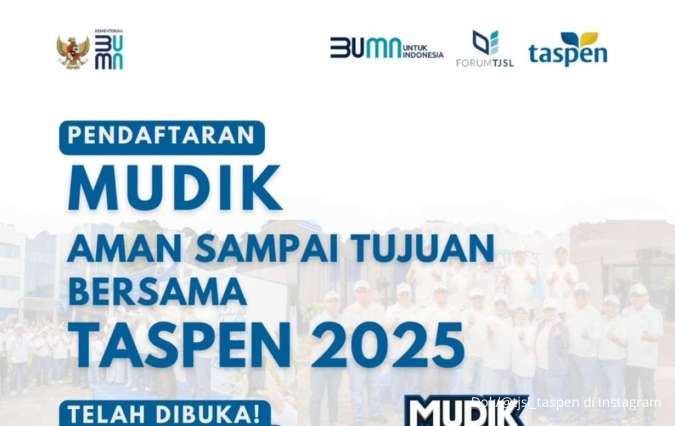 Mudik Gratis BUMN Taspen 2025, Ini Syarat Pendaftaran dan Jadwal Keberangkatan