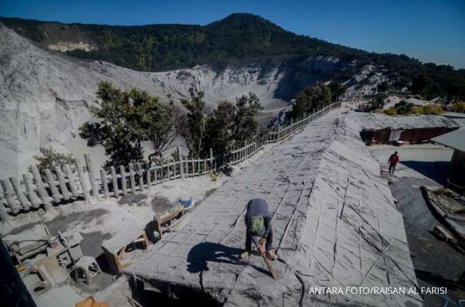  PVMBG: Waspadai bahaya gas beracun di kawah Gunung Tangkuban Parahu