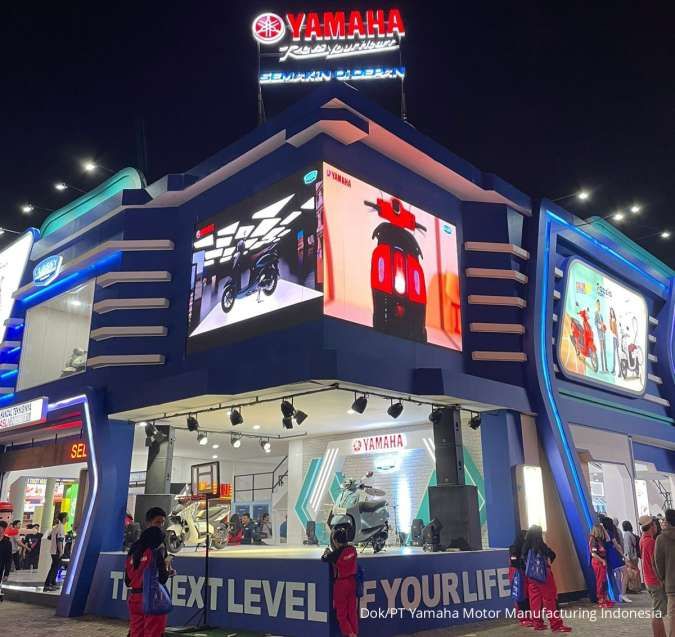 Promo dan Hiburan Warnai Booth Yamaha di Jakarta Fair Kemayoran 2023