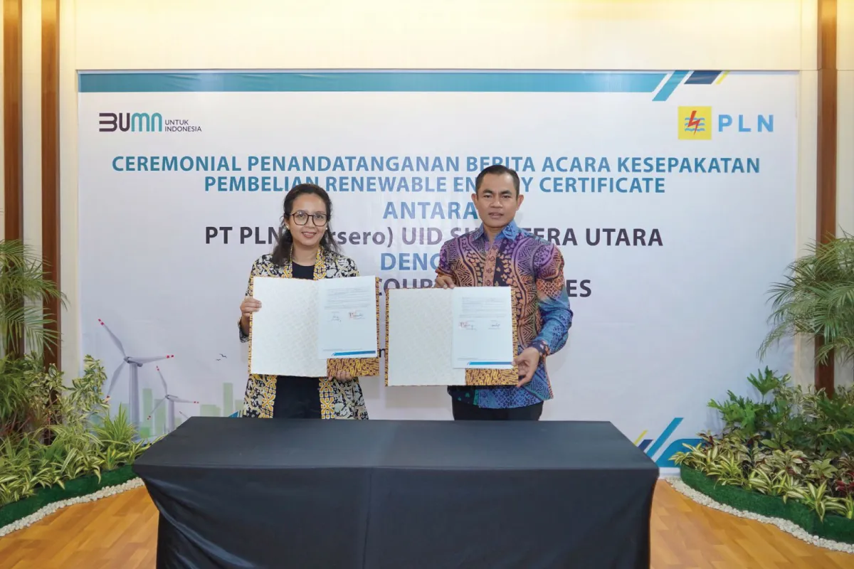 Dukung Green Industry, PLN Salurkan 275 Ribu Unit REC ke PT Agincourt Resources