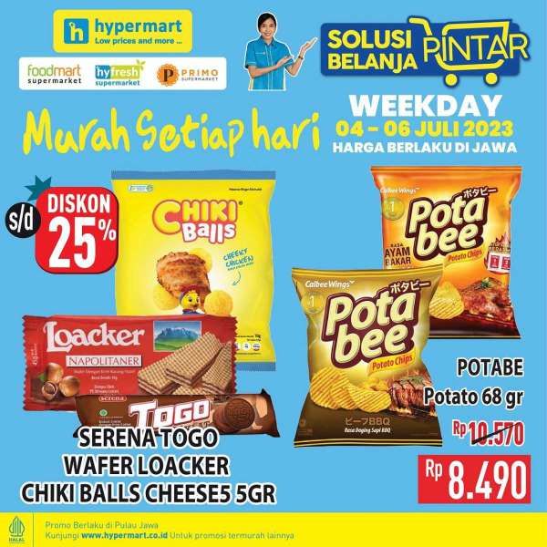 Katalog Promo Hypermart Weekday Terbaru 4-6 Juli 2023