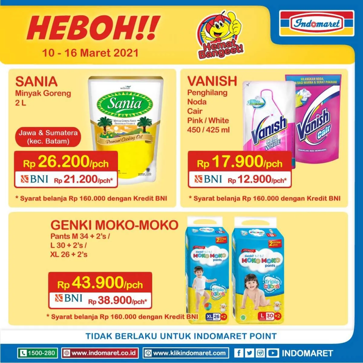 Promo Indomaret hari ini 11 Maret 2021, diskon mingguan lagi!