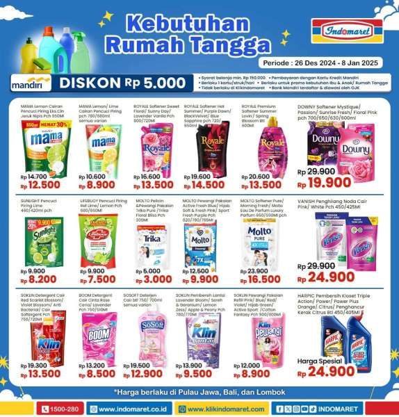 Promo Indomaret Super Hemat Sampai 8 Januari 2025