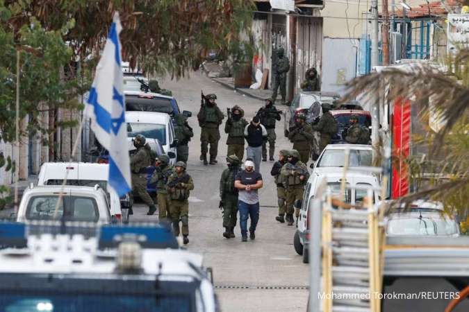 Puluhan Kendaraan Militer Israel Menyerbu Kota Ramallah, Tepi Barat