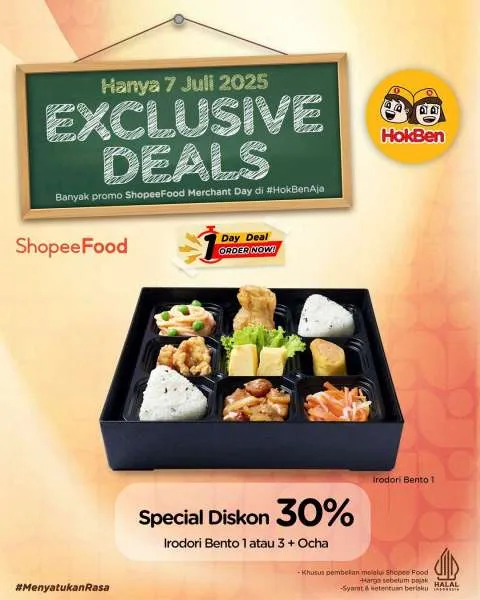 Promo HokBen Irodori Bento