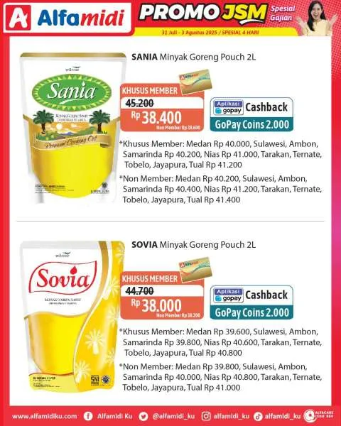 Promo JSM Alfamidi Hanya 4 Hari Periode 31 Juli-3 Agustus 2025
