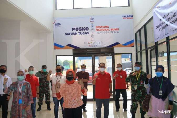 Jakarta Industrial Estate Pulogadung salurkan bantuan penanganan Covid-19