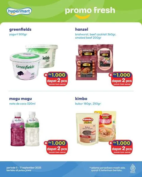 Promo JSM Hypermart Hyper Diskon Weekend Periode 5-8 September 2025