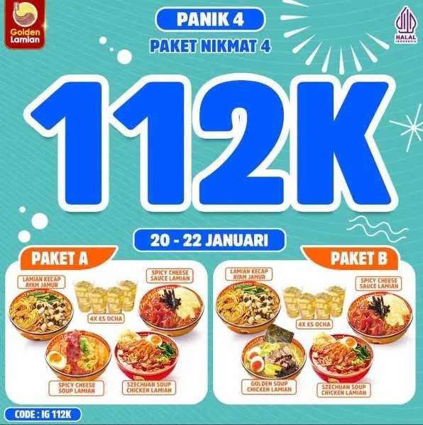 Promo Golden Lamian 20-22 Januari 2025