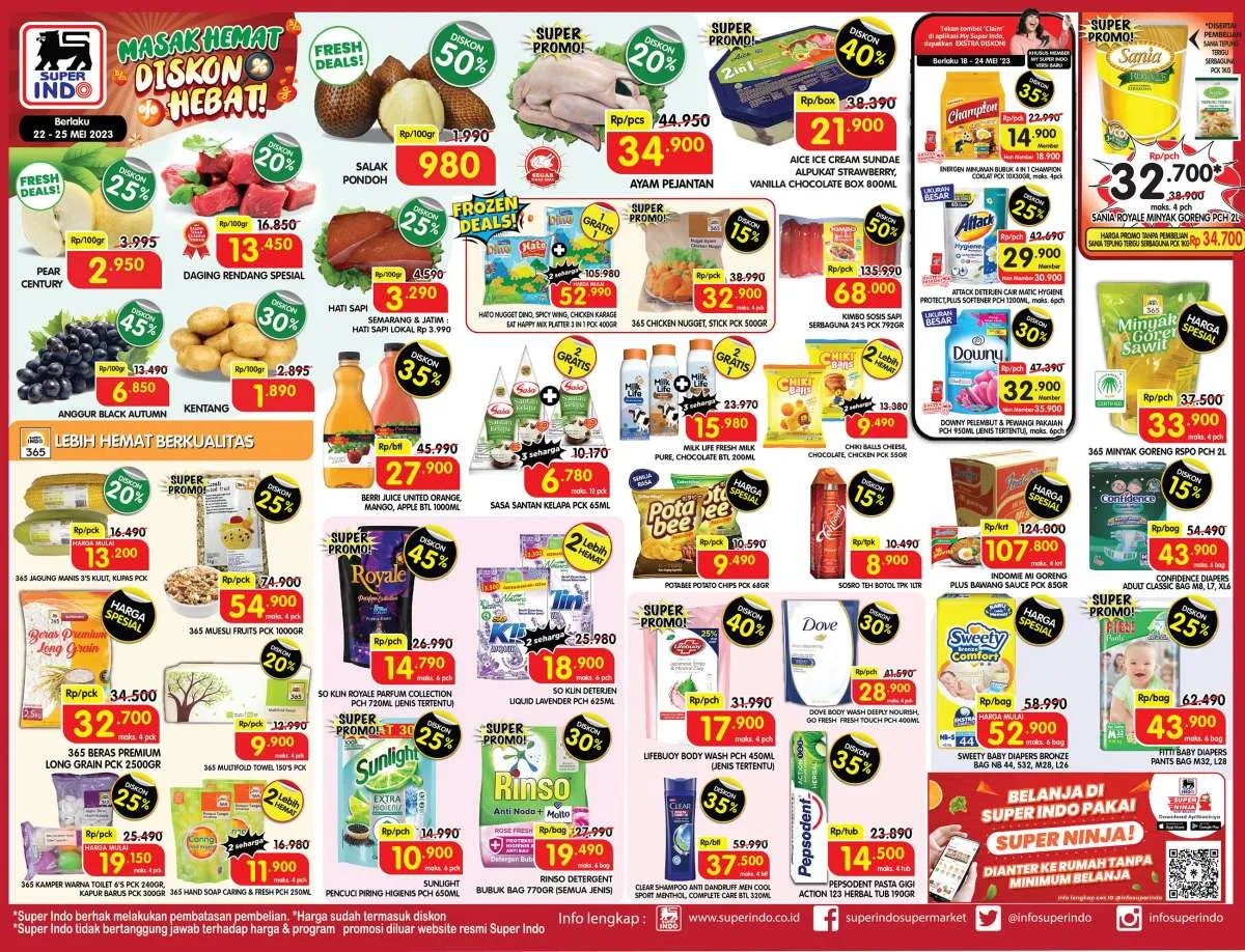 Harga Promo Superindo Hari Ini, Catat Rapi Diskon 23 Mei 2023!
