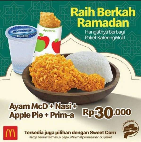 Promo McD Paket Katering di Bulan Ramadhan