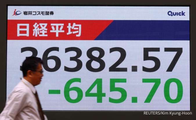 Bursa Asia Bervariasi Rabu (19/3) Pagi, Mengikuti Penurunan Wall Street