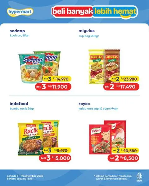 Promo Hypermart Beli Banyak Lebih Hemat Periode 5-11 September 2025