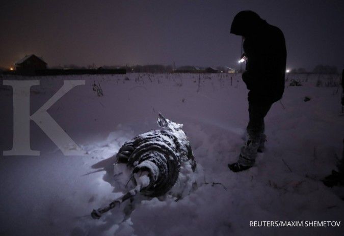 Pesawat jatuh di dekat Moskow Rusia, 71 penumpang tewas 