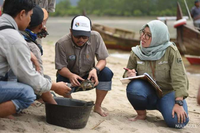 Begini cara Pertamina EP bantu selamatkan Tuntong, satwa langka asal Aceh Tamiang