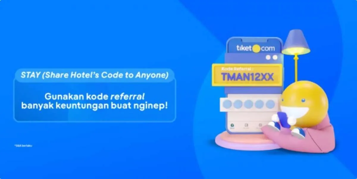 Gunakan Kode Referral Teman Anda, Ada Keuntungan Menanti di Tiket.com