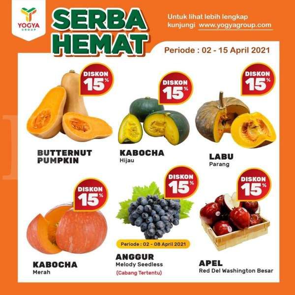 Cek promo Yogya Supermarket weekday Serba Hemat, berlaku 13 April 2021!