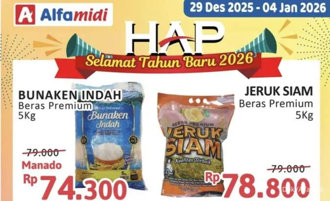 Katalog Promo Alfamidi Hemat Satu Pekan Periode 29 Desember 2025-4 Januari 2026
