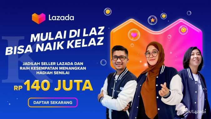 Lazada Luncurkan Mulai di Laz, Bisa Naik Kelaz, Program Pendaftaran Seller dengan Tiga Langkah Mudah