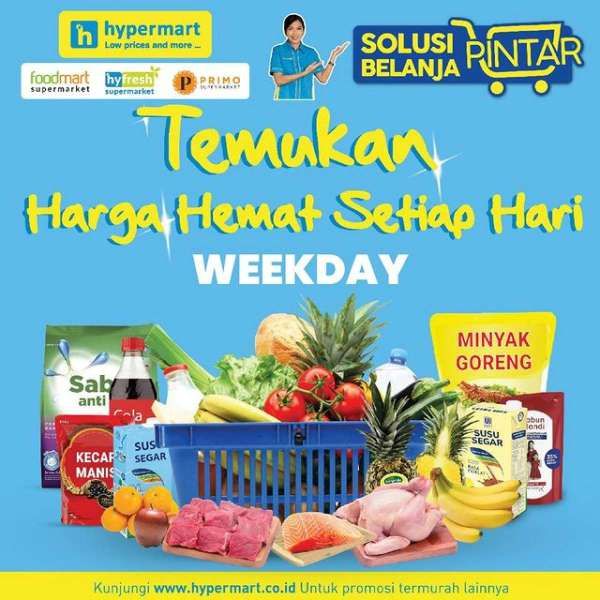 Katalog Promo Hypermart Hyper Diskon Weekday Periode 20-22 Juni 2023