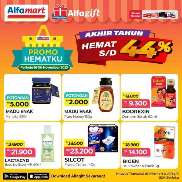 Promo Alfamart 16-30 November 2023 Hemat Sampai 44% Spesial Akhir Tahun