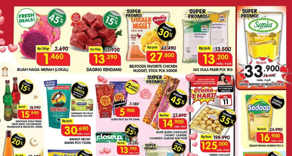 Promo JSM Superindo Minggu Ini 12 Februari 2023, Diskon Besar yang Segera Berakhir