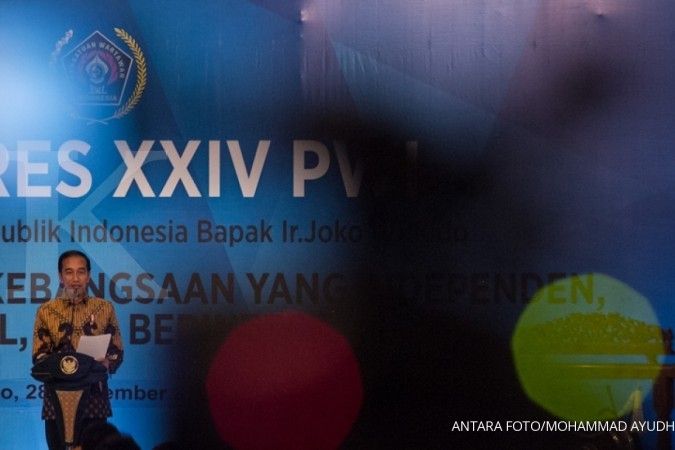 Perangi hoaks, ini pesan Jokowi ke wartawan saat buka kongres PWI