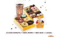 Promo JCO Open Paket Hemat Dozen Donuts dan Jpops 7-11 April, Cek Outlet Mana Saja