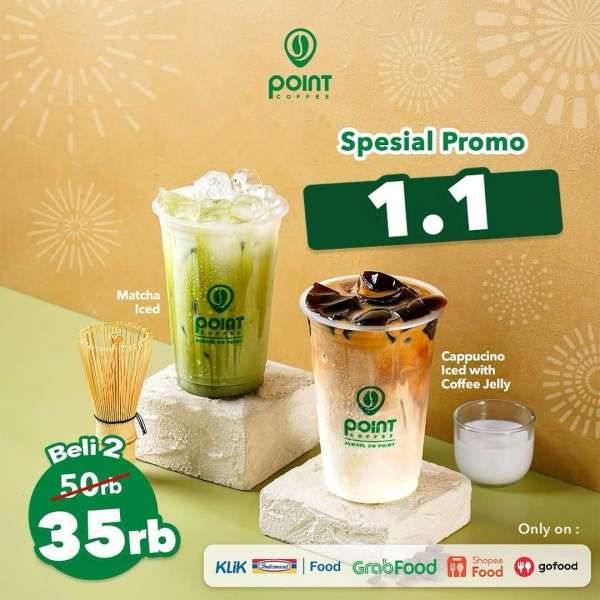 Promo Point Coffee 1.1 Spesial 1 Januari 2025