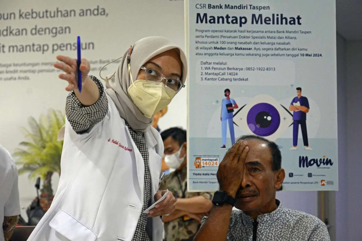 Bank Mandiri Taspen Gelar Program Operasi Katarak