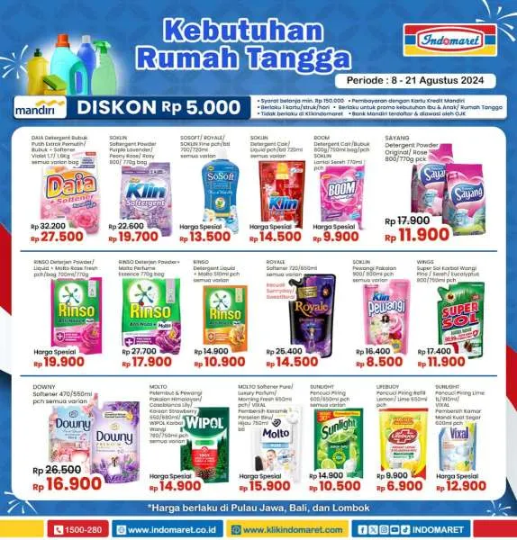 Promo Indomaret Super Hemat Periode 8-21 Agustus 2024