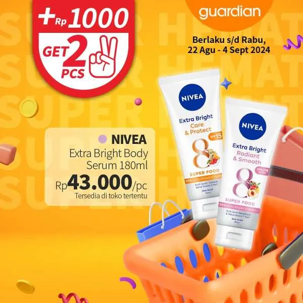 Promo Guardian Super Hemat Periode 22 Agustus-4 September 2024