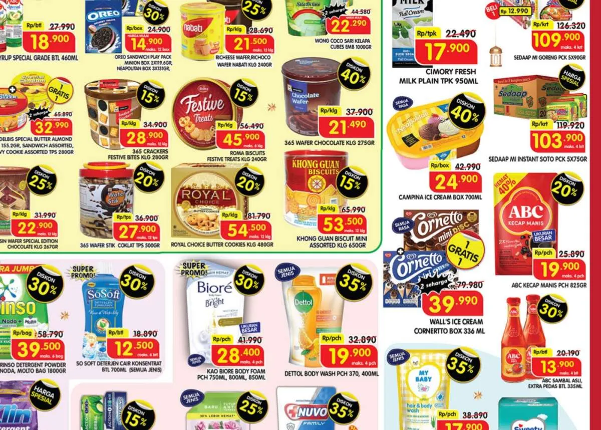 Promo JSM Superindo 9 Maret 2025, Es Krim Cornetto Beli 1 Gratis 1 Berakhir Hari Ini