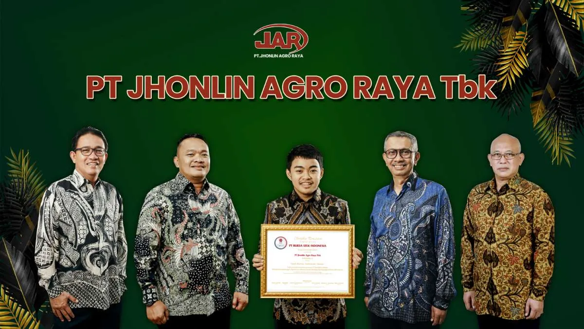 Jhonlin Agro Raya (JARR) Resmi Melantai di Bursa, Sahamnya Melonjak 24,6%