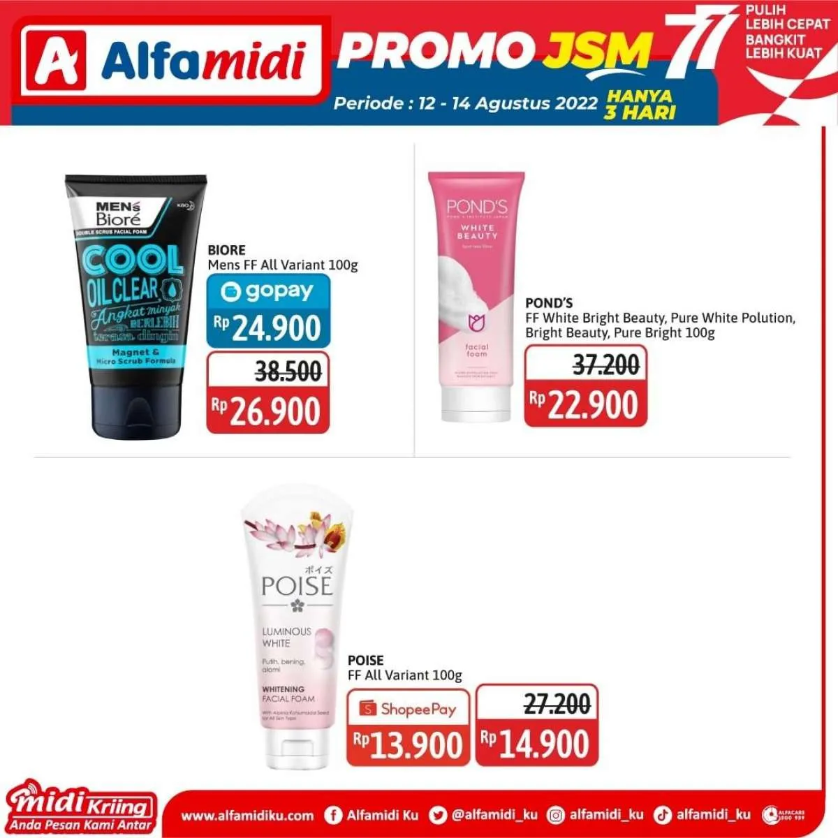 Katalog Promo JSM Alfamidi Periode 12-14 Agustus 2022, Cek di Sini!