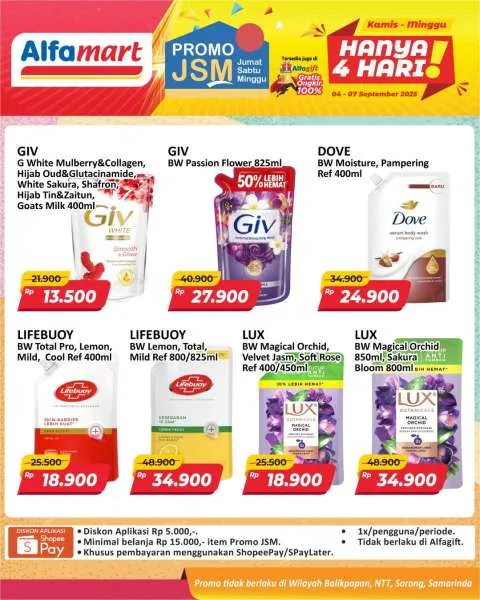 Promo JSM Alfamart Periode 4-7 September 2025