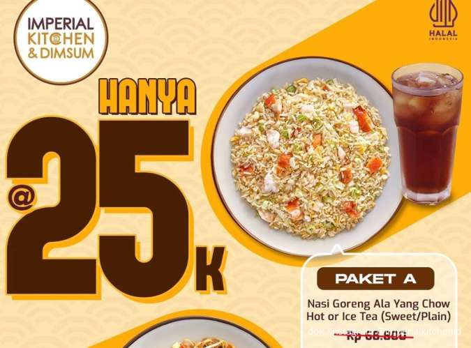 Promo Imperial Kitchen Paket Hemat Serba Rp 25.000, Cuma sampai 15 Desember
