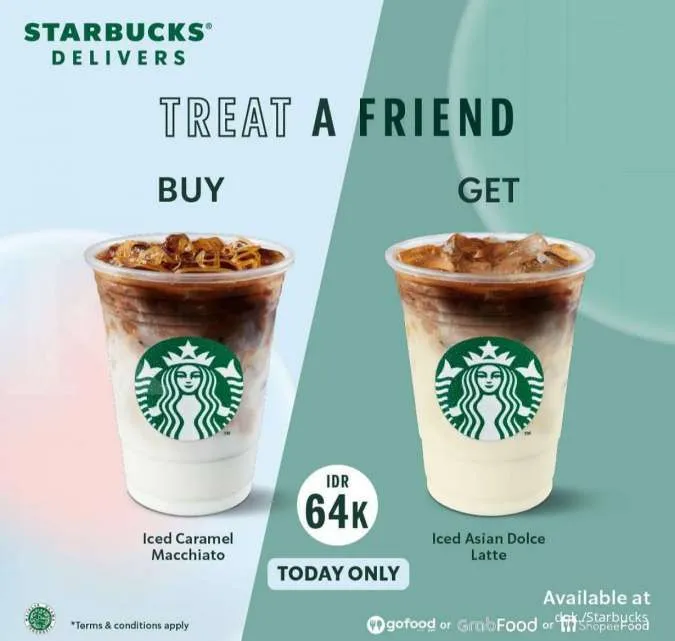Promo Starbucks Treat A Friend