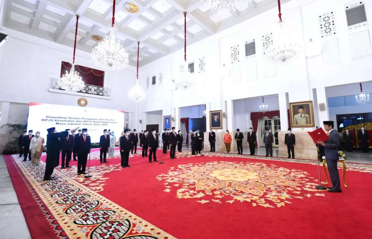 Jokowi lantik Dewas dan Direksi BPJS Kesehatan dan BPJS Ketenagakerjaan 2021-2026
