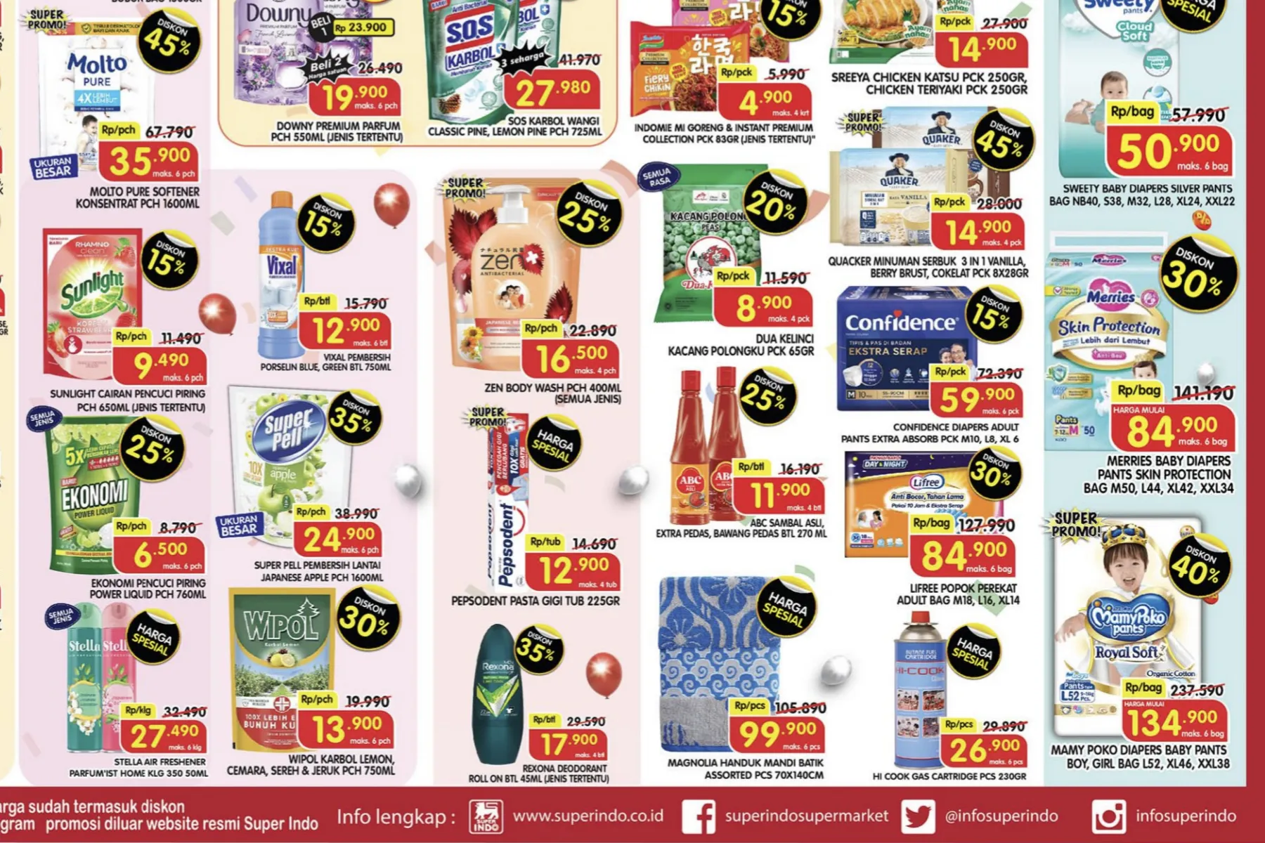 Promo Superindo Weekday Periode 25-28 Agustus 2025