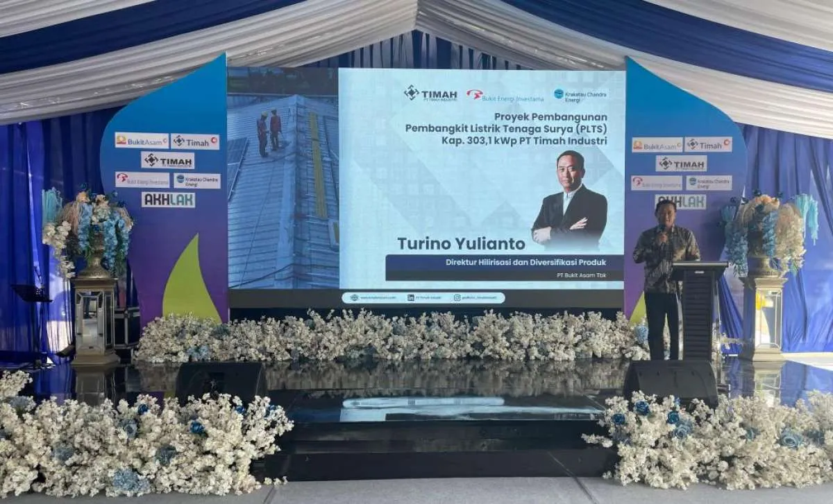 Perkuat Transisi Energi, Bukit Asam (PTBA) Hadirkan PLTS di Kawasan Industri Cilegon