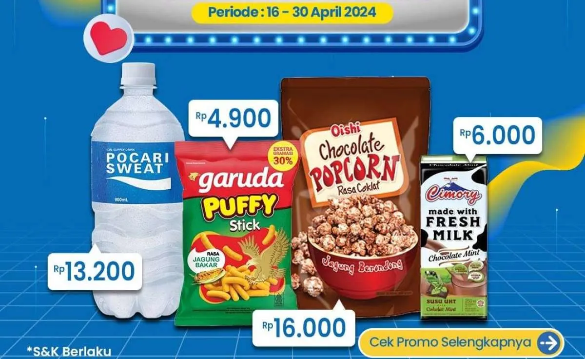 Promo Indomaret Super Hemat Terbaru Diskon Pertengahan Bulan April 2024, Lebih Murah
